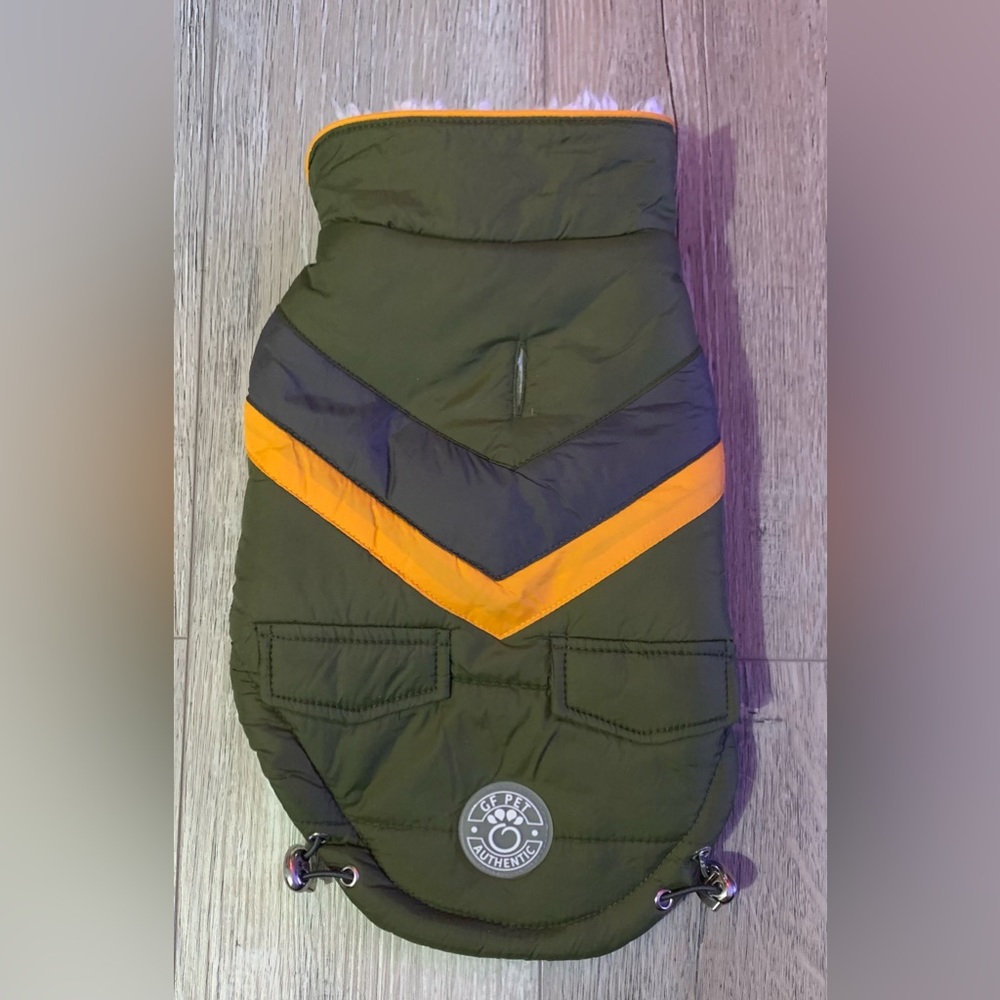 GF Pet Alpine Puffer Dark Khaki